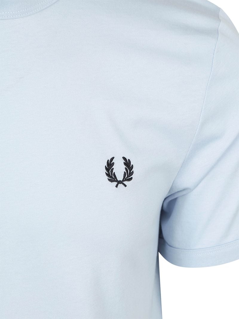 Fred Perry T-shirt Ringer Hellblau - Größe XL günstig online kaufen