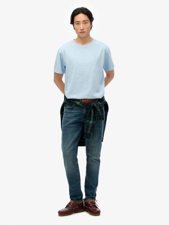 Superdry Tee Essentials Relaxed Hellblau - Größe XL günstig online kaufen