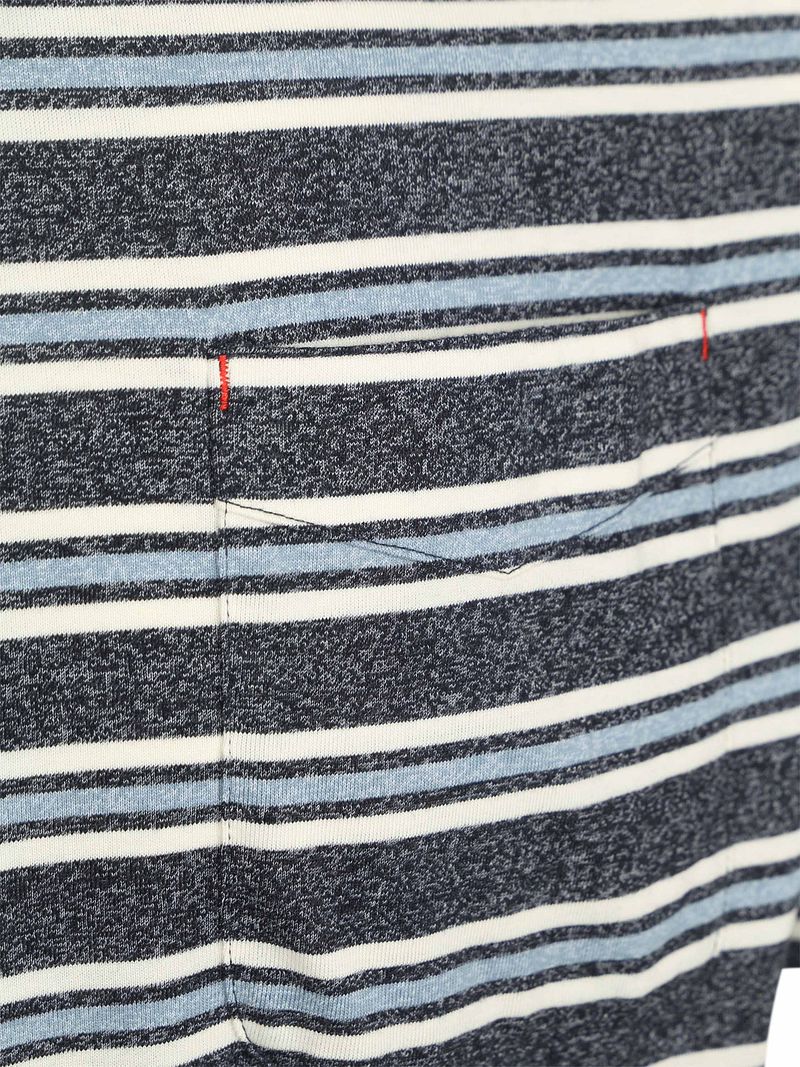 Scotch and Soda T-shirt Streep Blauw