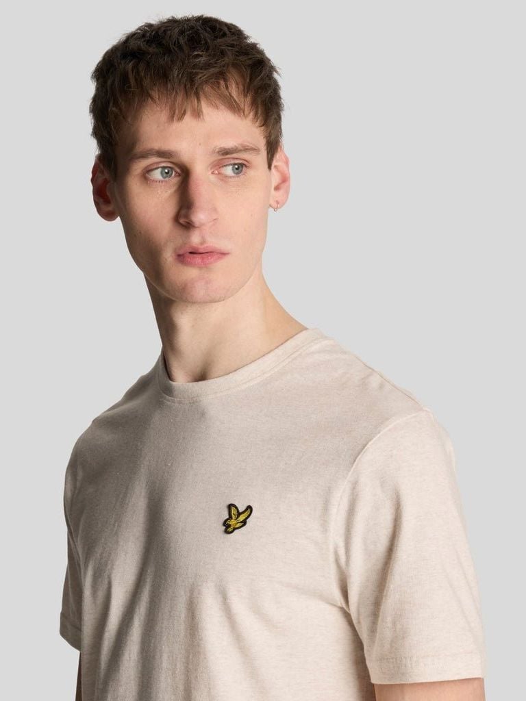Lyle and Scott T-shirt Heather Ecru