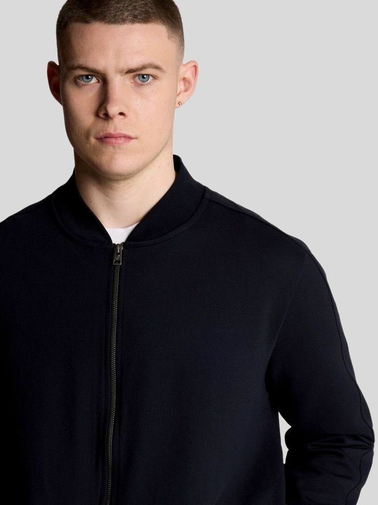 Lyle and Scott Lyle & Scott Cardigan Bomber Dark Navy