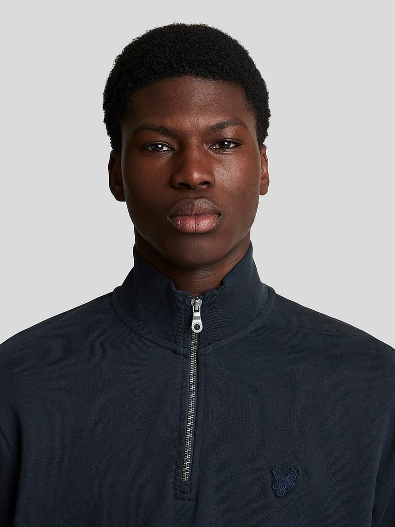Lyle and Scott Lyle & Scott Half Zip Pullover Tonal Navy