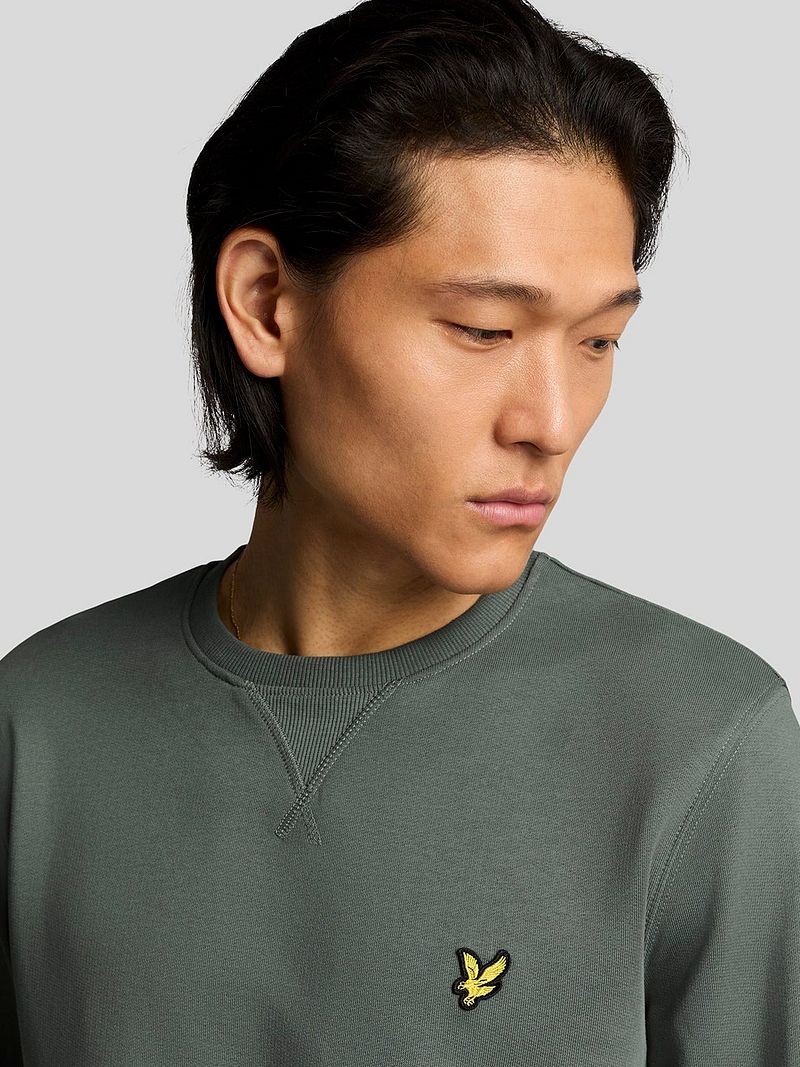 Lyle and Scott Lyle & Scott Sweater Mercurial Groen