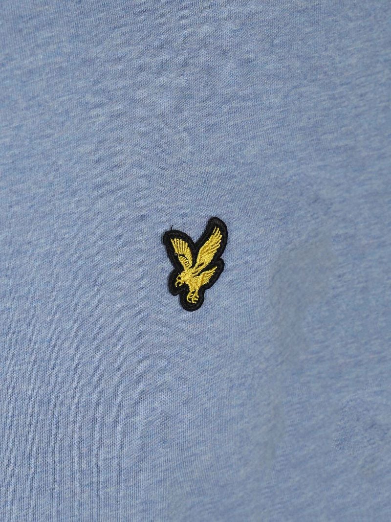 Lyle und Scott T-Shirt Heather Blau - Größe M günstig online kaufen
