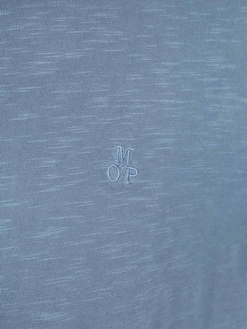 Marc O'Polo Longsleeve Poloshirt Blauw