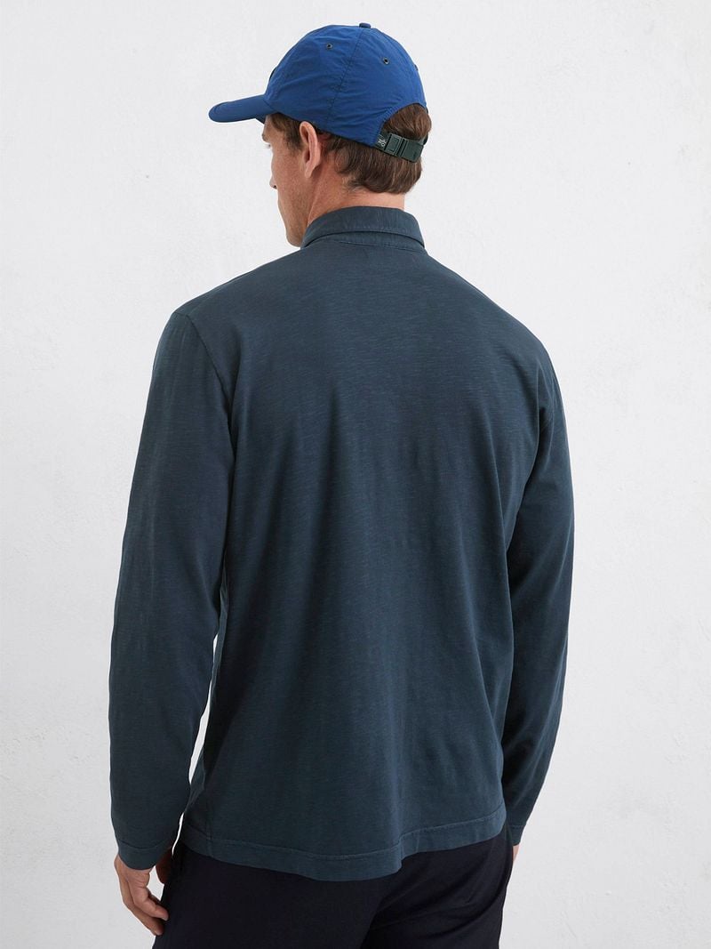 Marc O'Polo Longsleeve Poloshirt Navy
