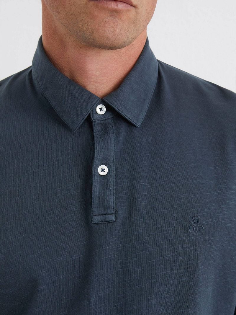 Marc O'Polo Longsleeve Poloshirt Navy