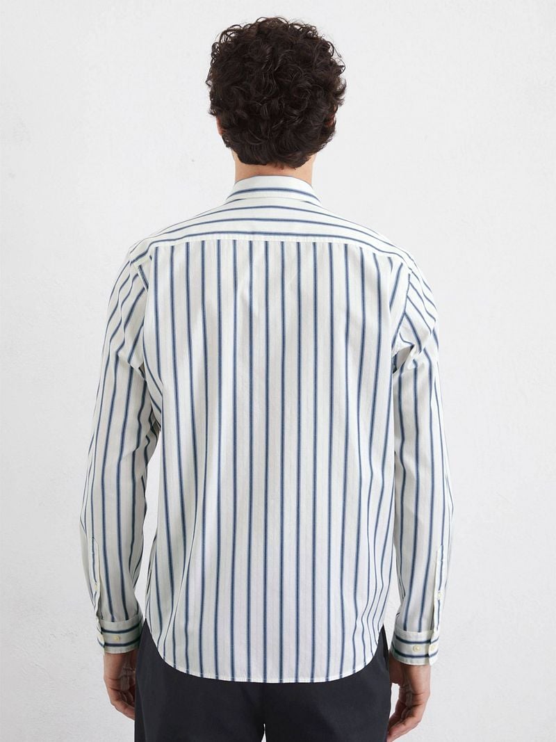 Marc O'Polo Overhemd Streep Blauw