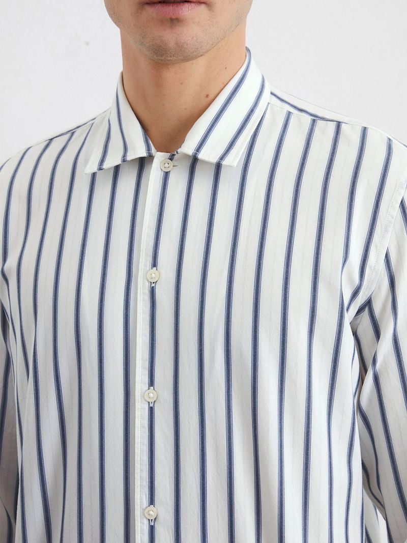Marc O'Polo Overhemd Streep Blauw