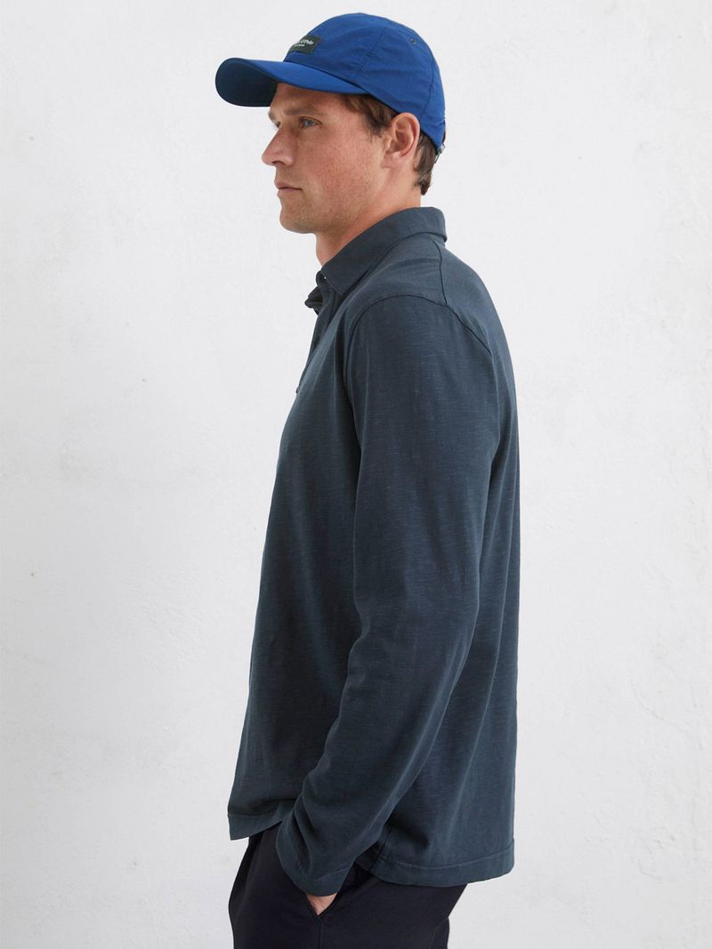 Marc O'Polo Longsleeve Poloshirt Navy