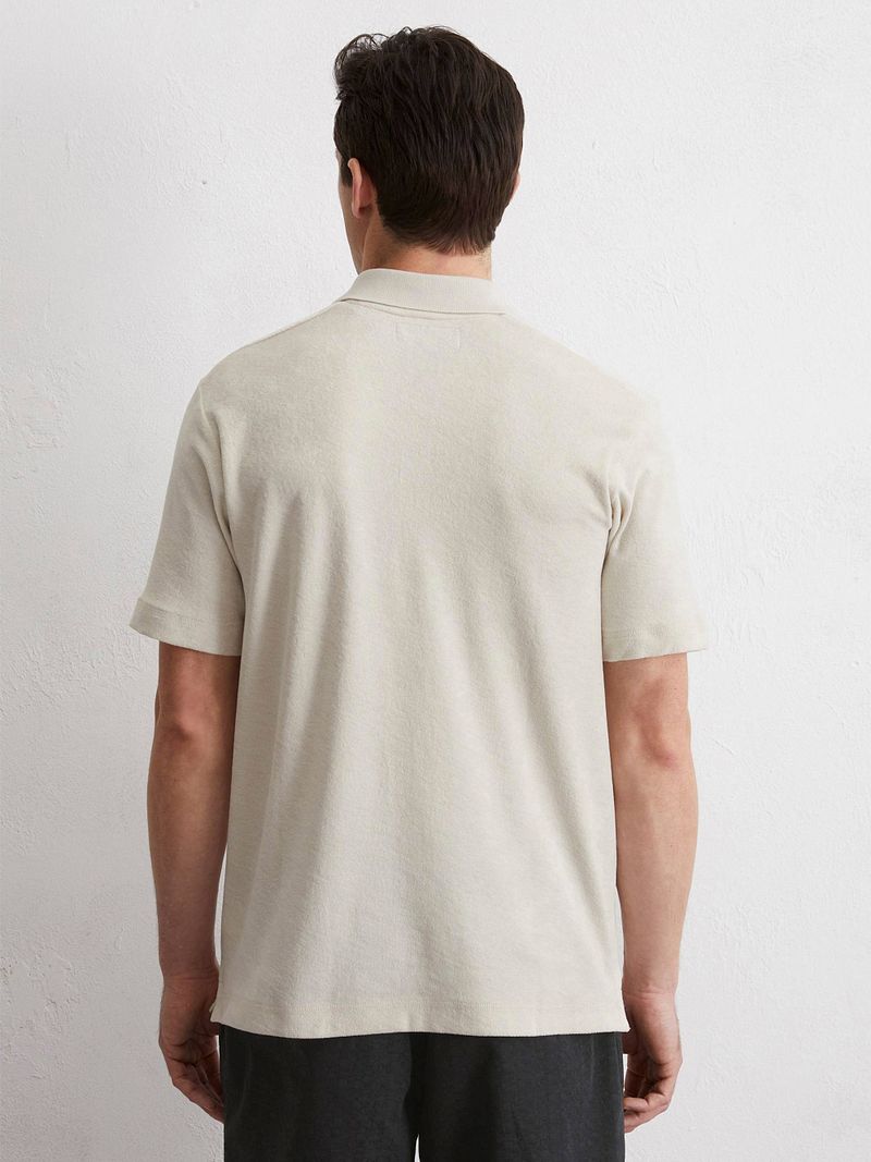 Marc O'Polo Poloshirt Riva Terry Cloth Ecru
