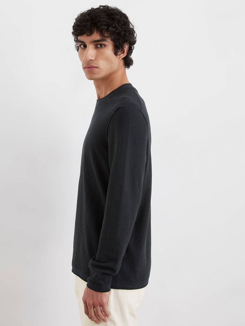 Marc O'Polo Pullover Linen Blend Navy