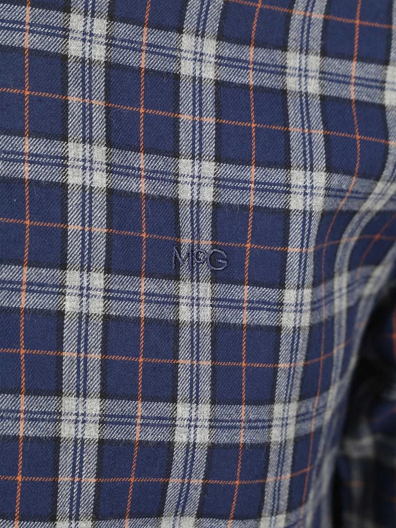 McGregor Hemd Flanel Karos Navy - Größe XXL günstig online kaufen