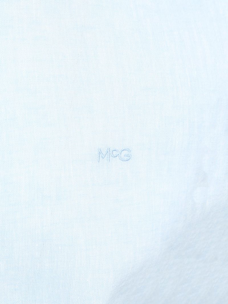 McGregor Hemd Linen Blend Hellblau - Größe XL günstig online kaufen