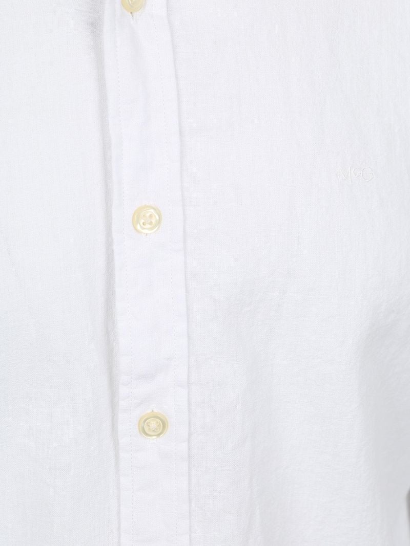 McGregor Hemd Linen Blend Weiß - Größe S günstig online kaufen