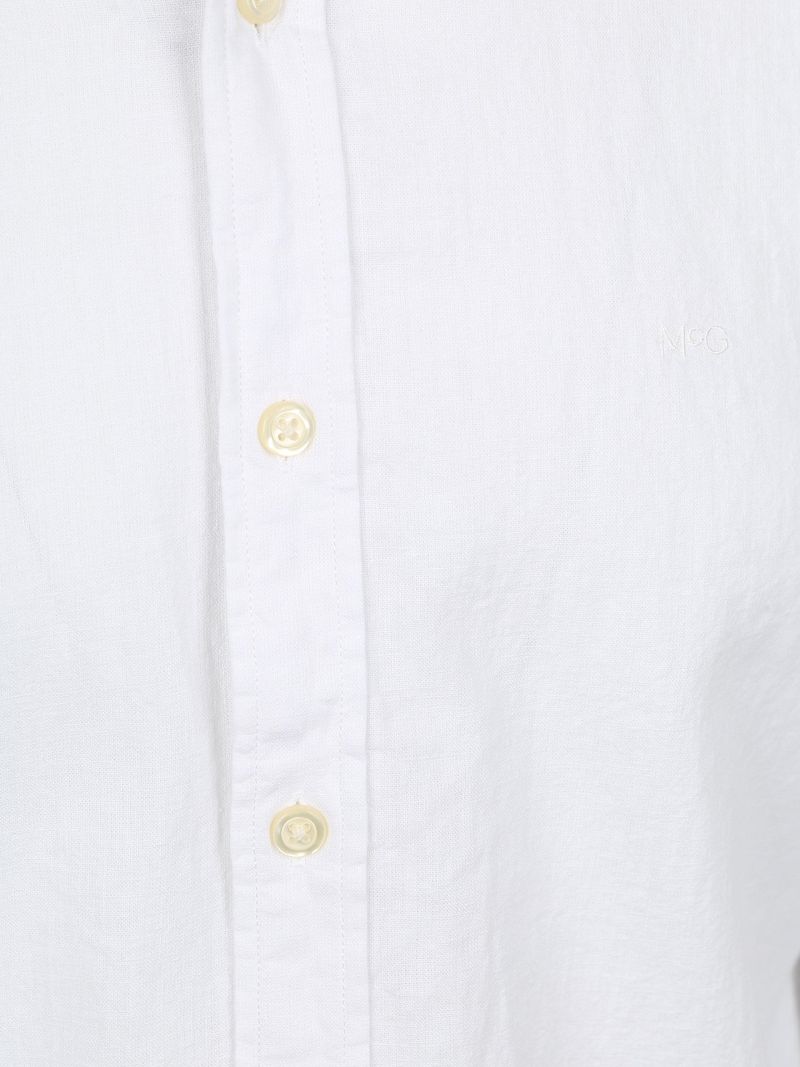 McGregor Hemd Linen Blend Weiß - Größe M günstig online kaufen