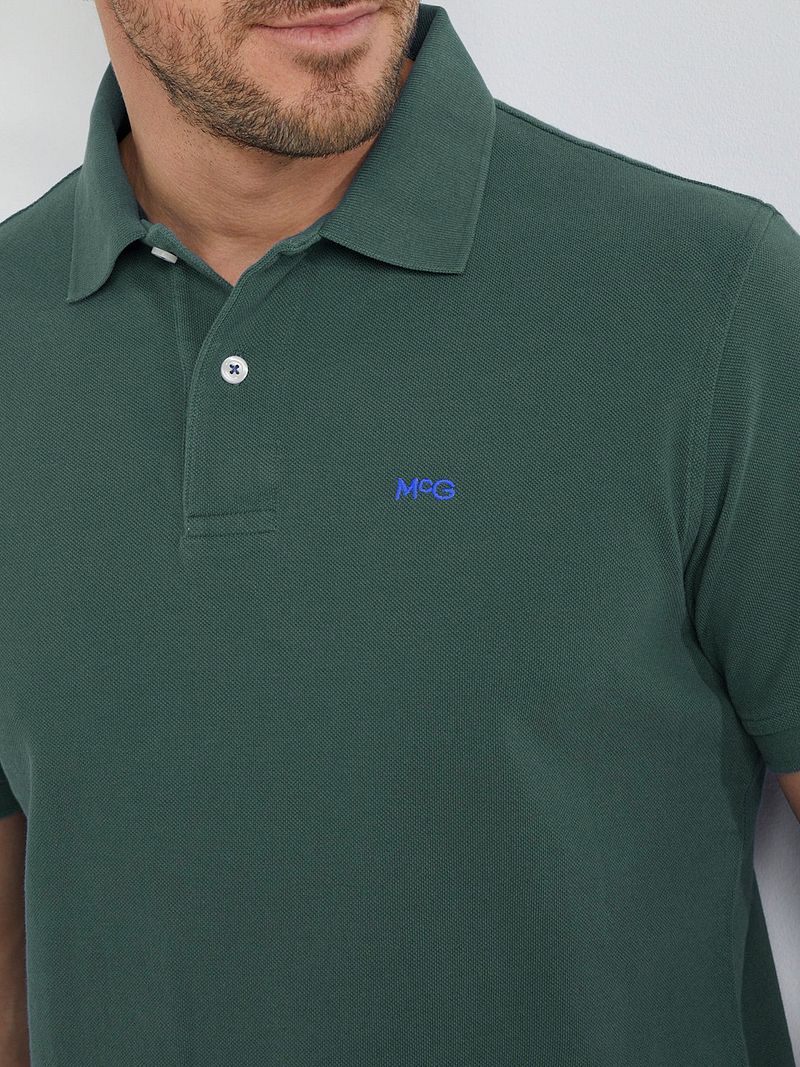 McGregor Piqué Polo Donkergroen