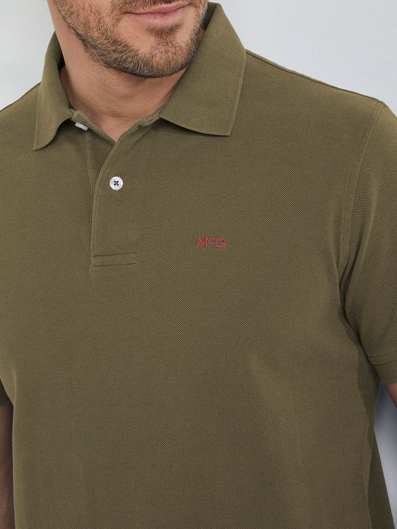 McGregor Piqué Polo Olijfgroen