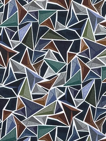 R2 Hemd Poplin Triangle Impression Grün - Größe 38 günstig online kaufen