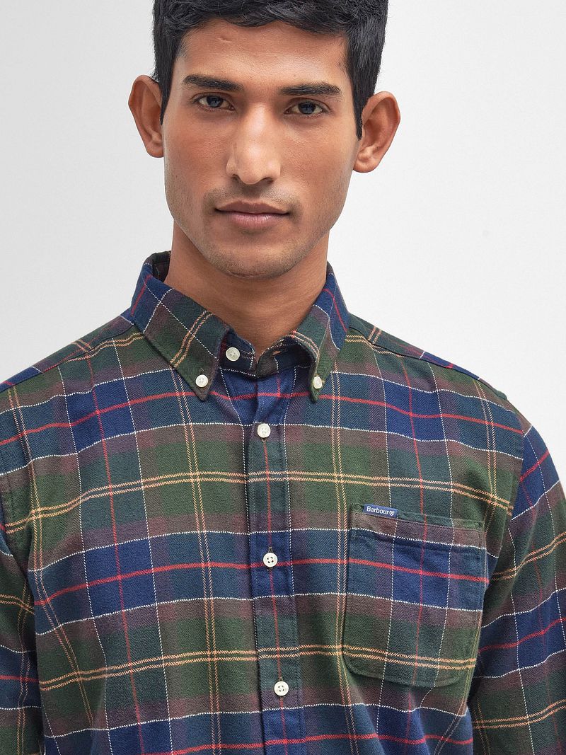 Barbour Kyeloch Hemd Karo Dunkelgrün - Größe XL günstig online kaufen