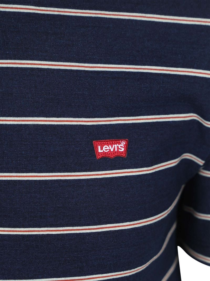 Levi's T-Shirt Navy Streep