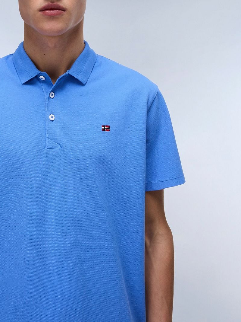 Napapijri Ealis Polo Mid Blauw