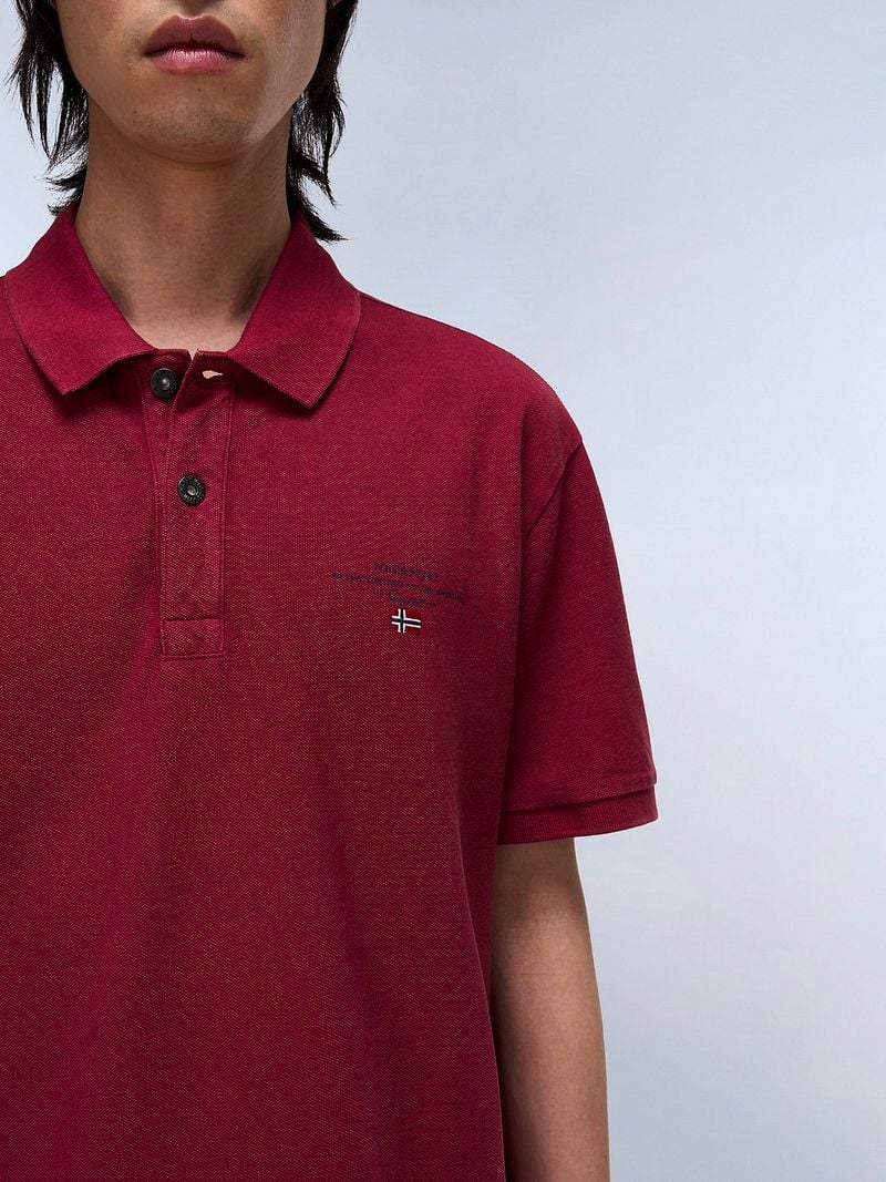 Napapijri Polo Elbas Rood
