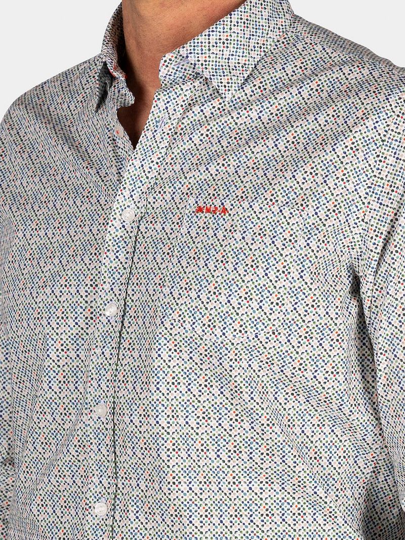new zealand auckland NZA Overhemd Kayson Print Multicolour