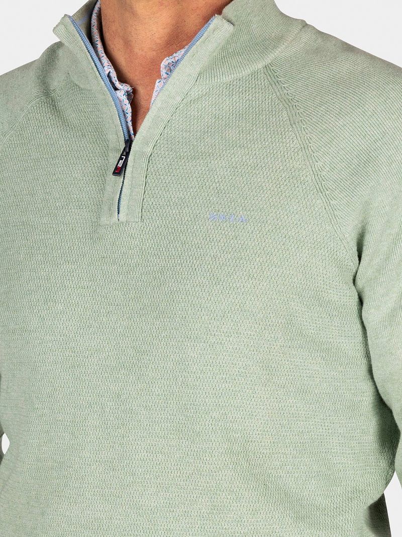 new zealand auckland NZA Half Zip Trui Ralph Lichtgroen
