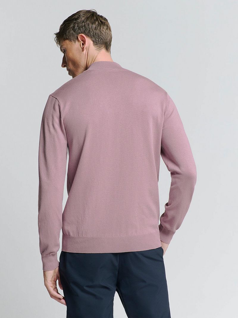 No Excess Half Zip Trui Mauve