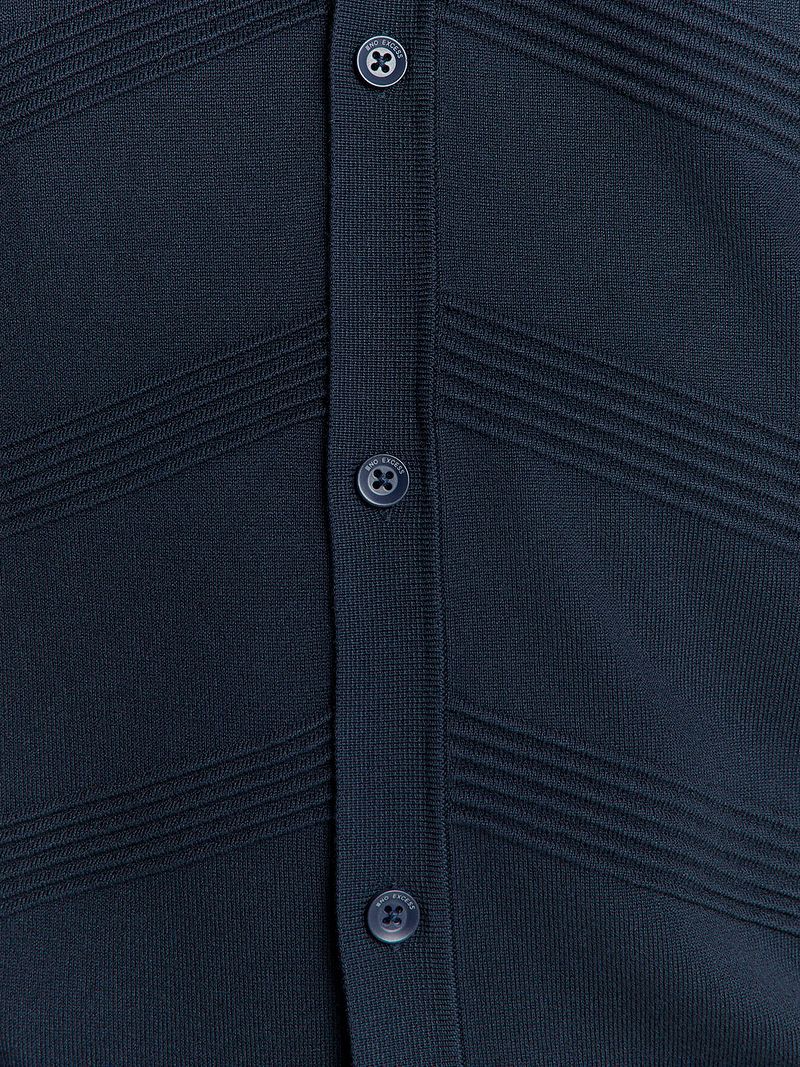 No Excess Knitted Top Navy
