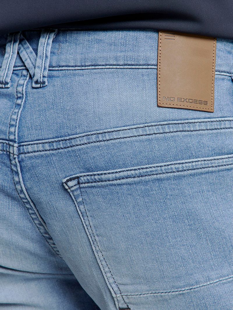 No Excess Short Denim Stretch Bleach