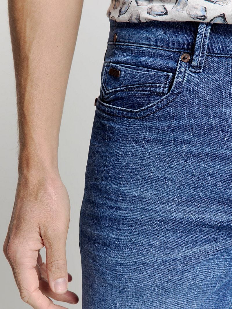 No Excess Short Denim Stretch Stone