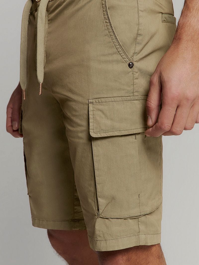 No Excess Short Stretch Cargo Khaki
