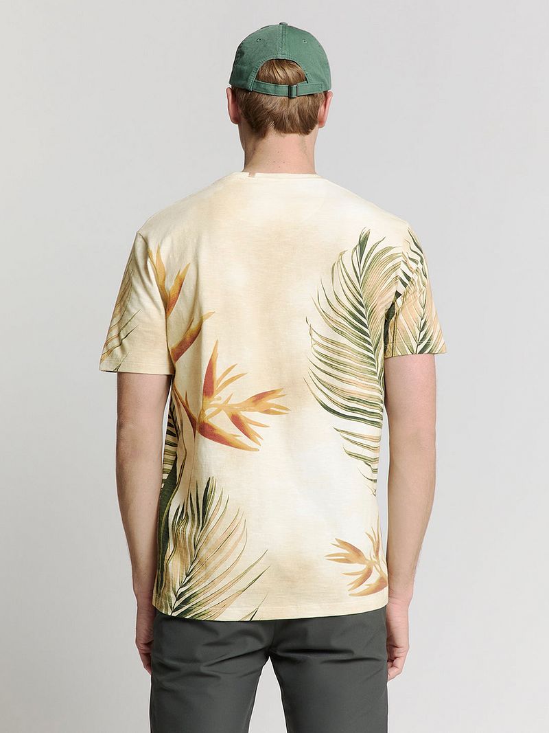 No Excess No-Excess T-Shirt Crewneck Print Ecru