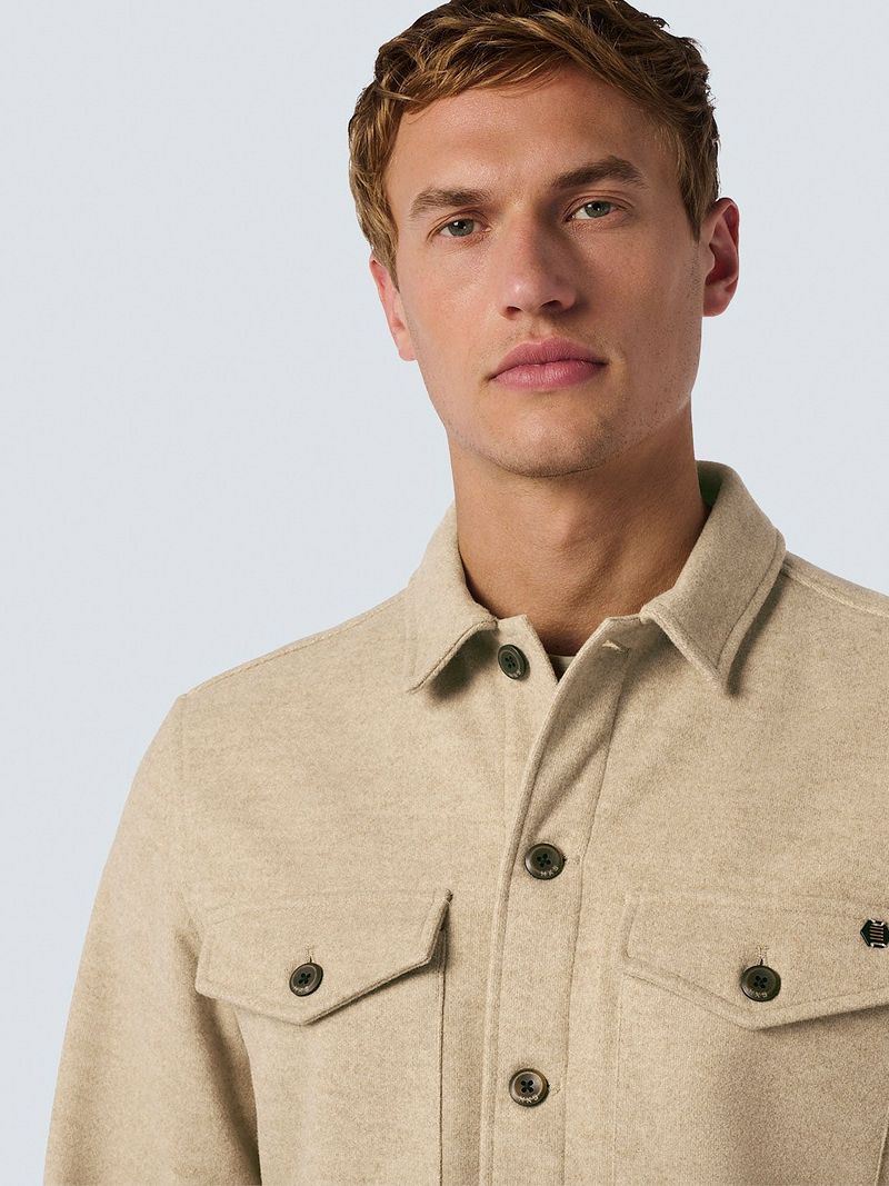 No Excess Overshirt Khaki