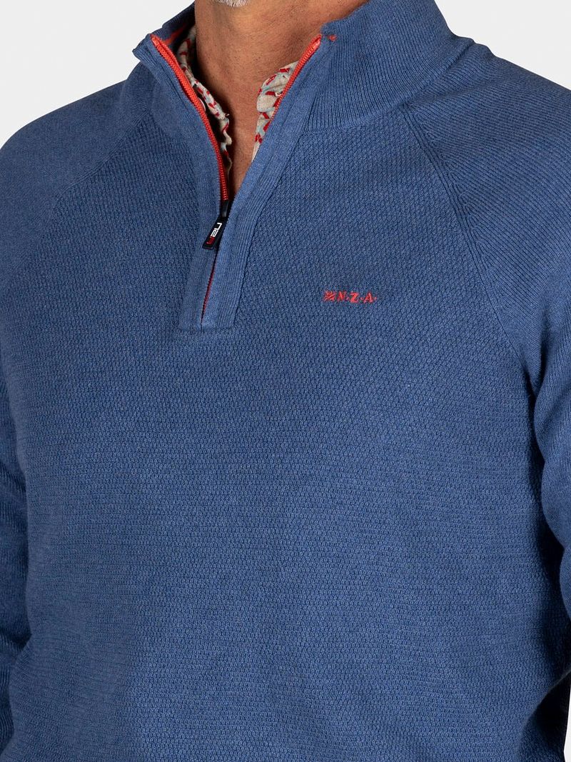 new zealand auckland NZA Half Zip Trui Ralph Blauw