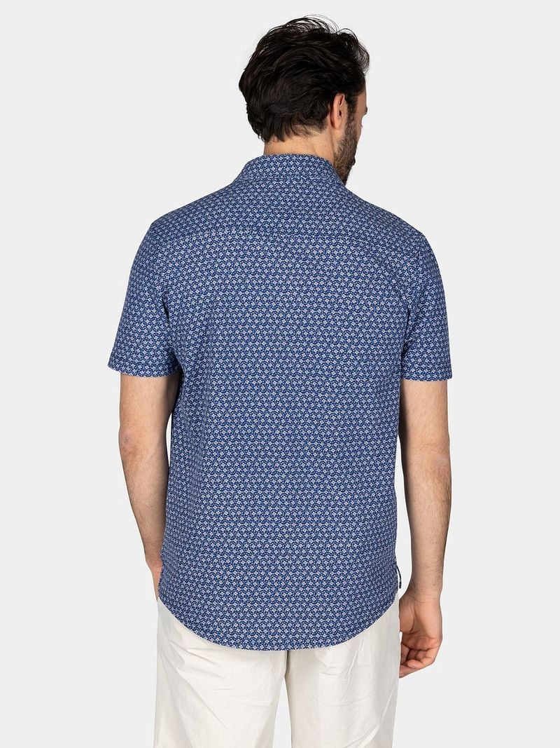 new zealand auckland NZA Overhemd Short Sleeve Jake Blauw