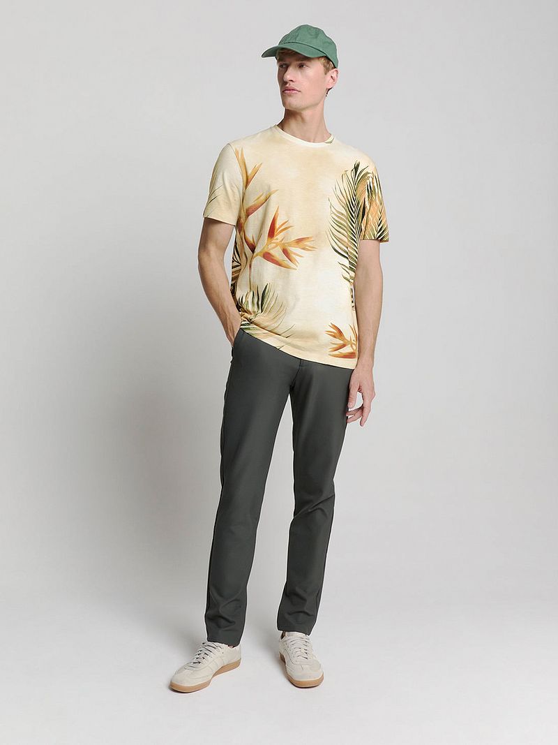 No Excess No-Excess T-Shirt Crewneck Print Ecru