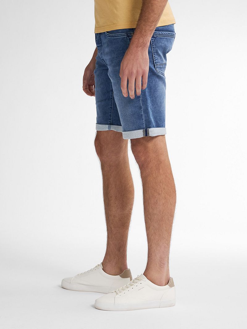 Petrol Denim Short Jackson Blauw