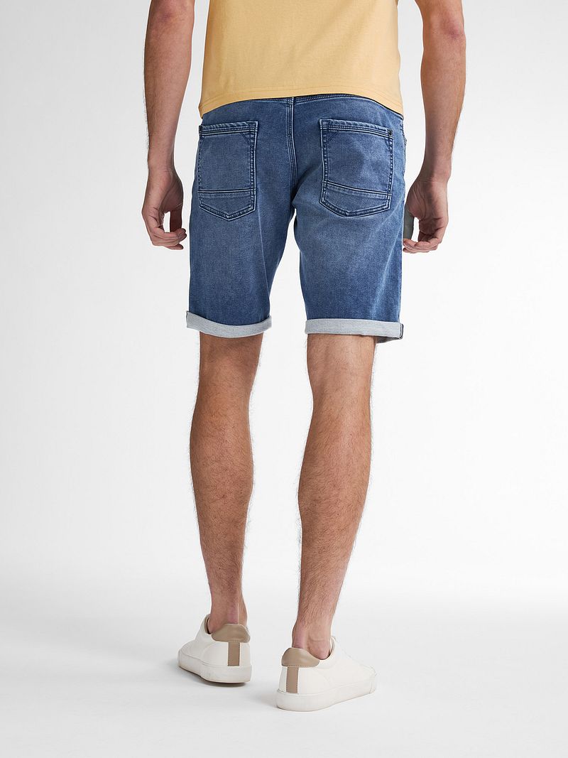 Petrol Denim Short Jackson Blauw