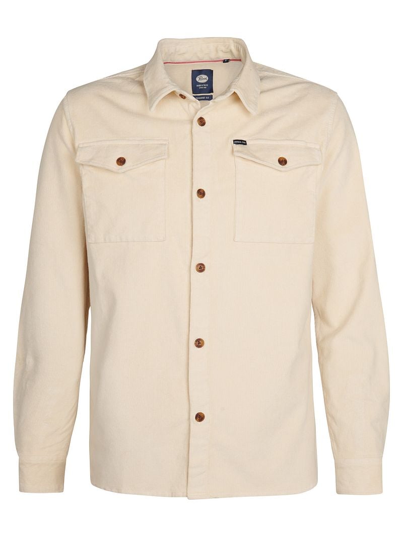 Petrol Hemd Cord Beige - Größe L günstig online kaufen
