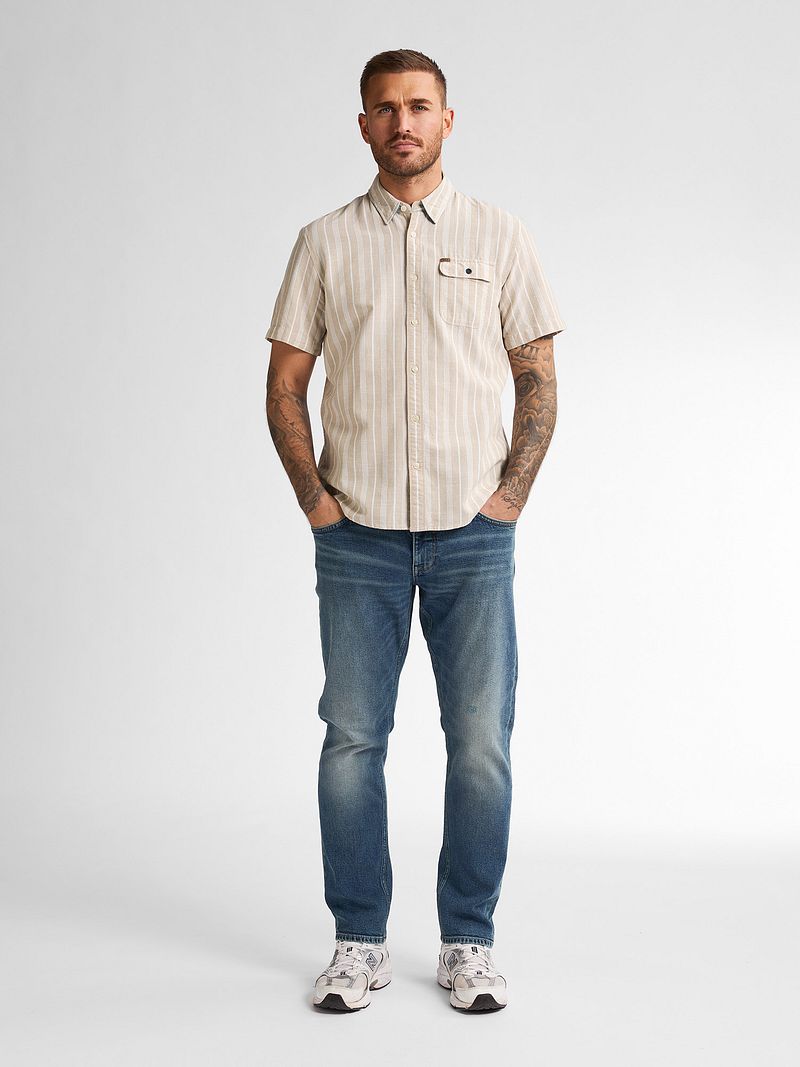 Petrol Overhemd Turtlevista Beige