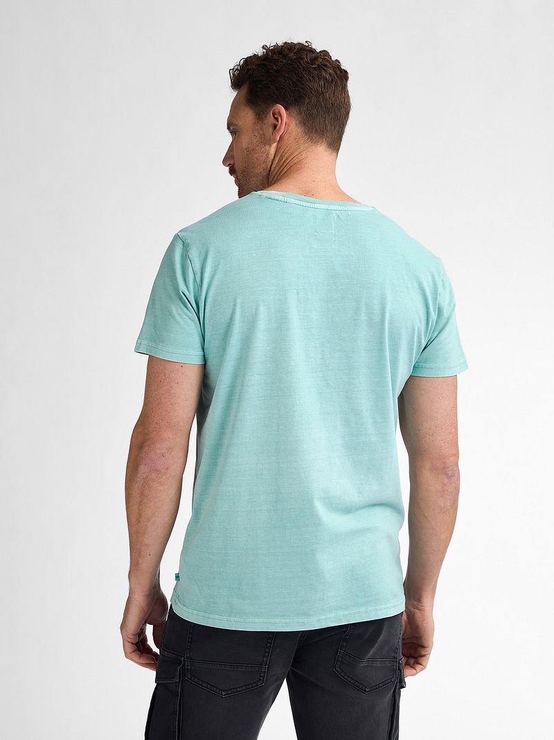 Petrol T-Shirt Key Melange Aqua