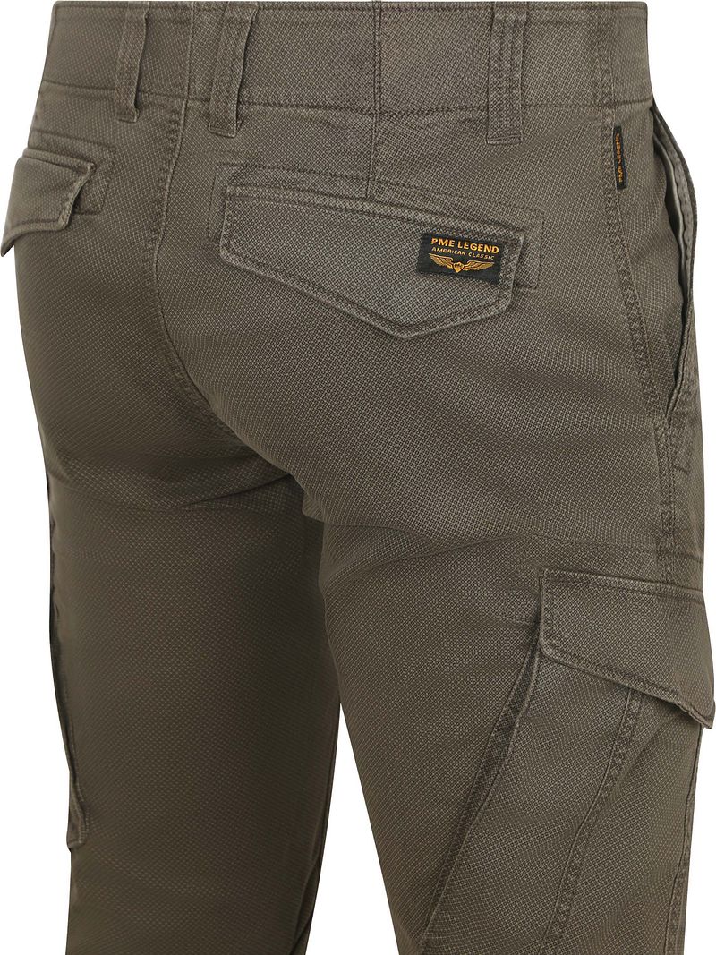 PME Legend Nordrop Cargobroek Micro Print Groen