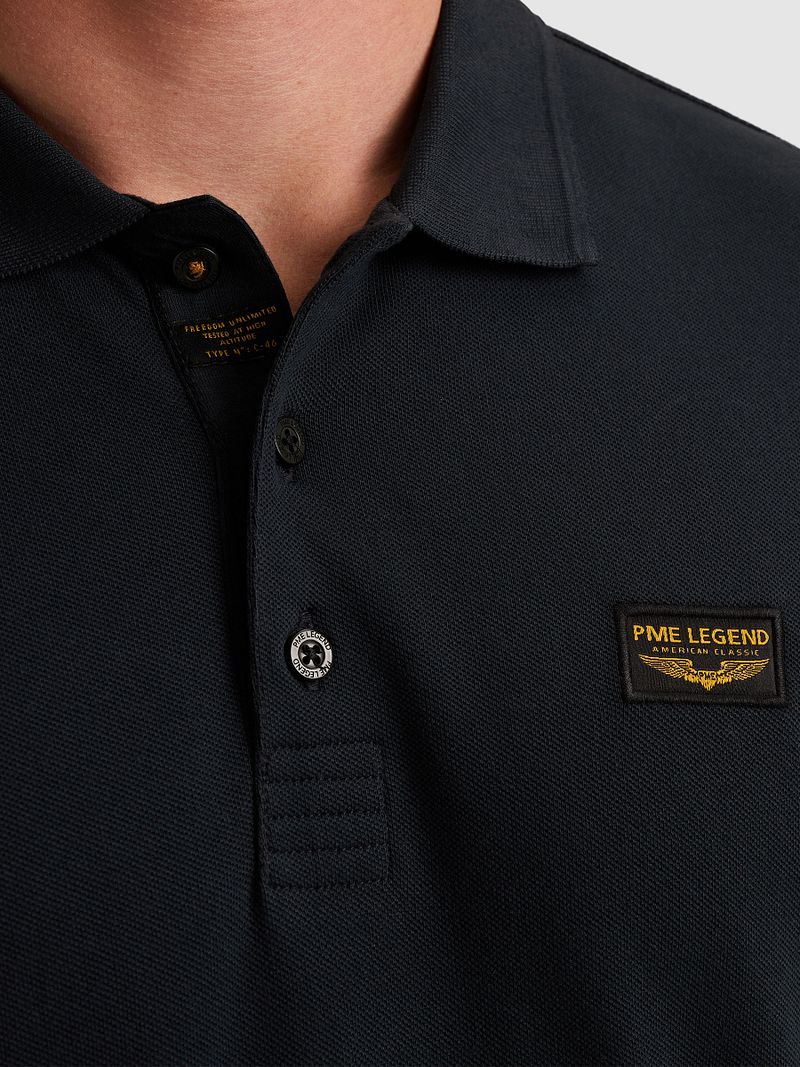 PME Legend American Classic Longsleeve Poloshirt Navy