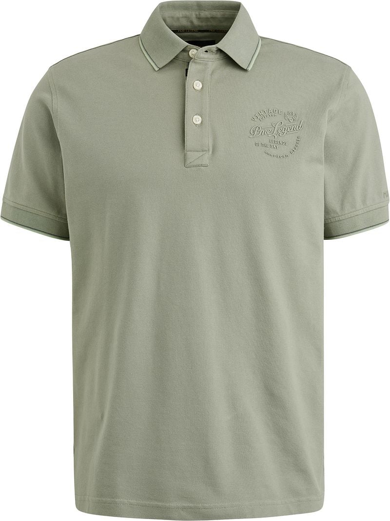PME LEGEND Heren Polo's & T-shirts Stretch Pique Package Khaki