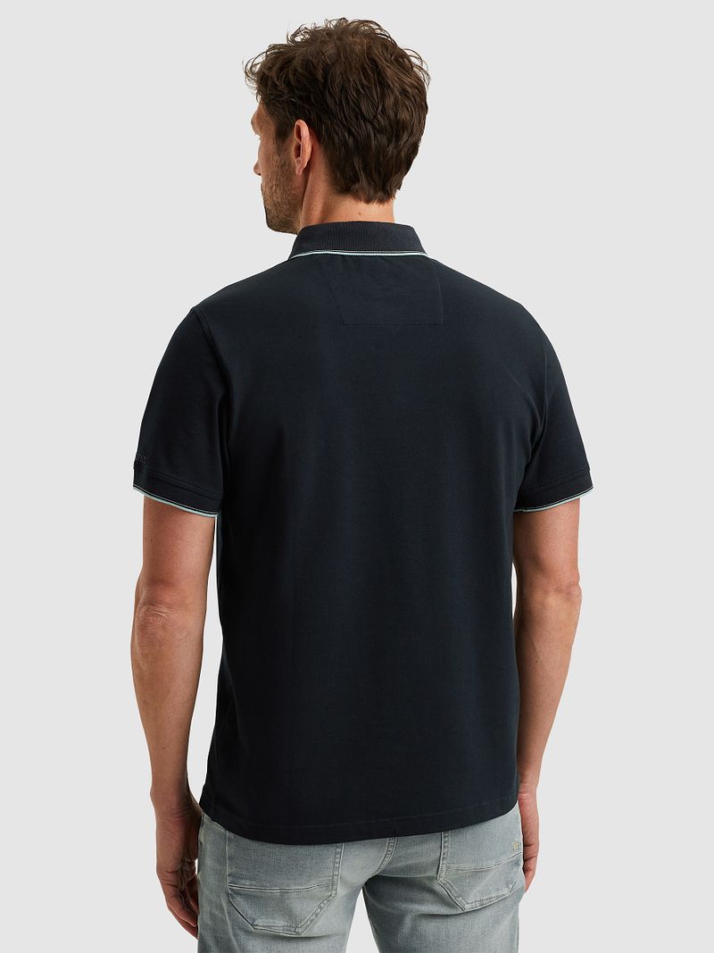 PME Legend Poloshirt Piqué Logo Navy