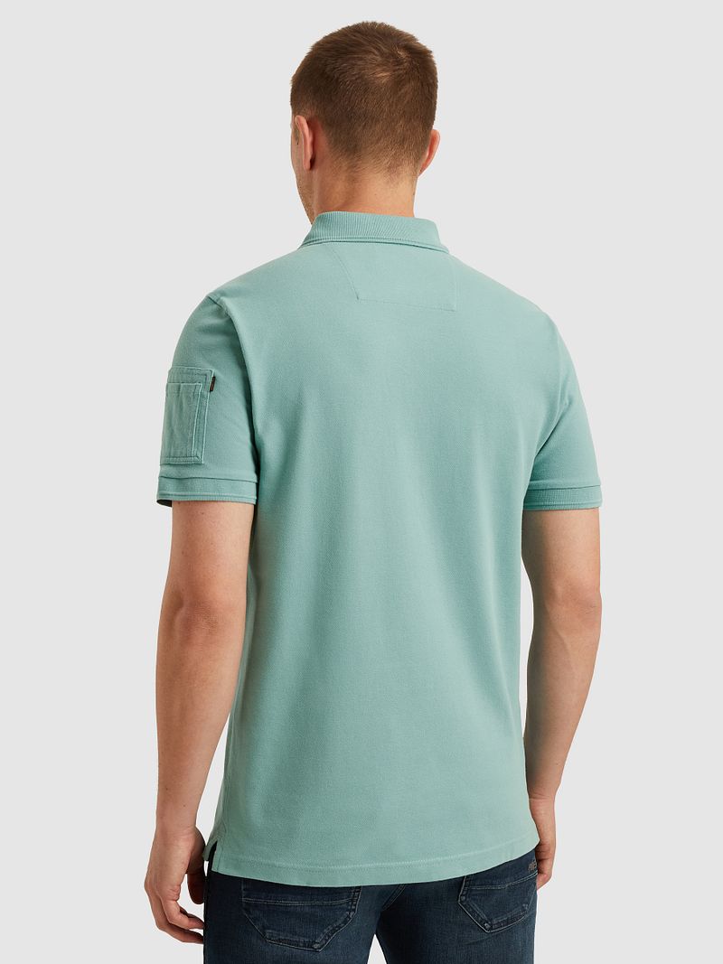 PME Legend Poloshirt Trackway Cameo Blauw