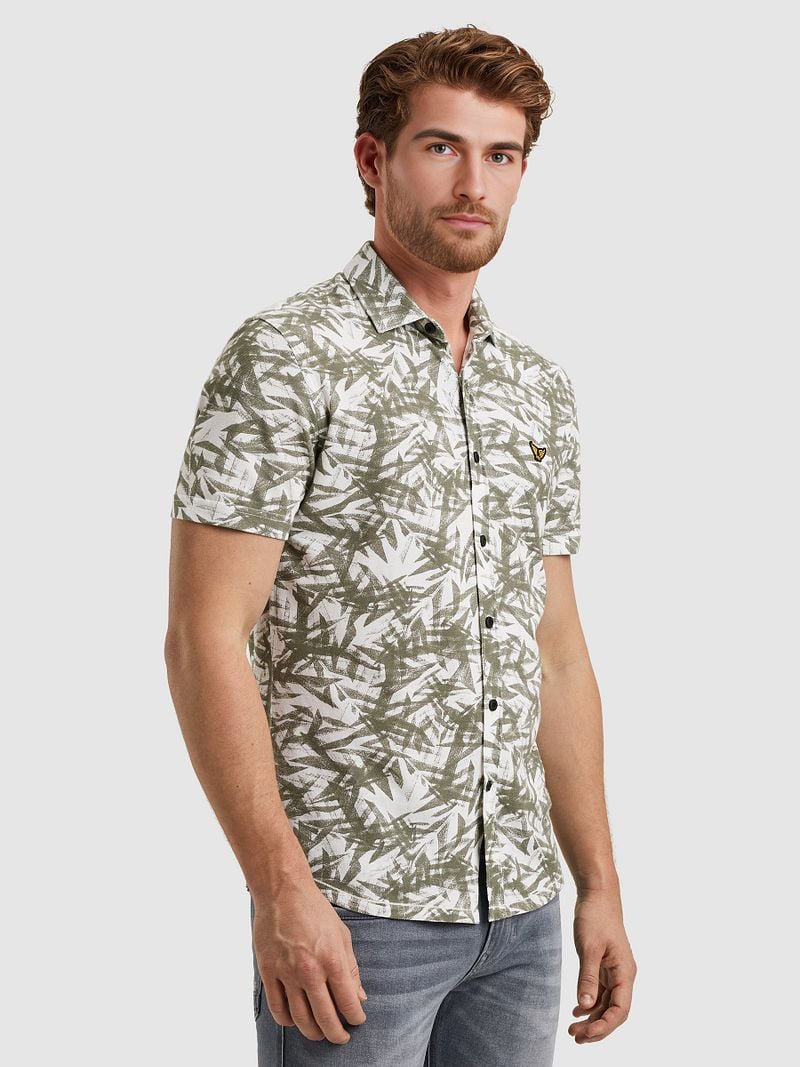 PME Legend Short Sleeve Hemd Druck Grün - Größe XXL günstig online kaufen